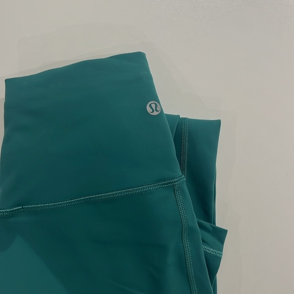 Nulu Lululemon Tights Teal Leggings - Picture 1 of 6